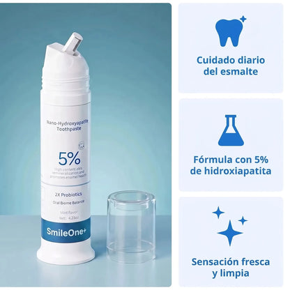 Dentífrico con hidroxiapatita para dientes sensibles